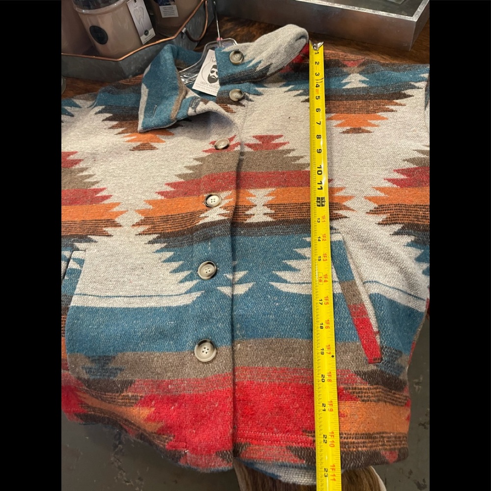 Aztec Rancher Yellowstone Shacket Jacket - Picture 11 of 12
